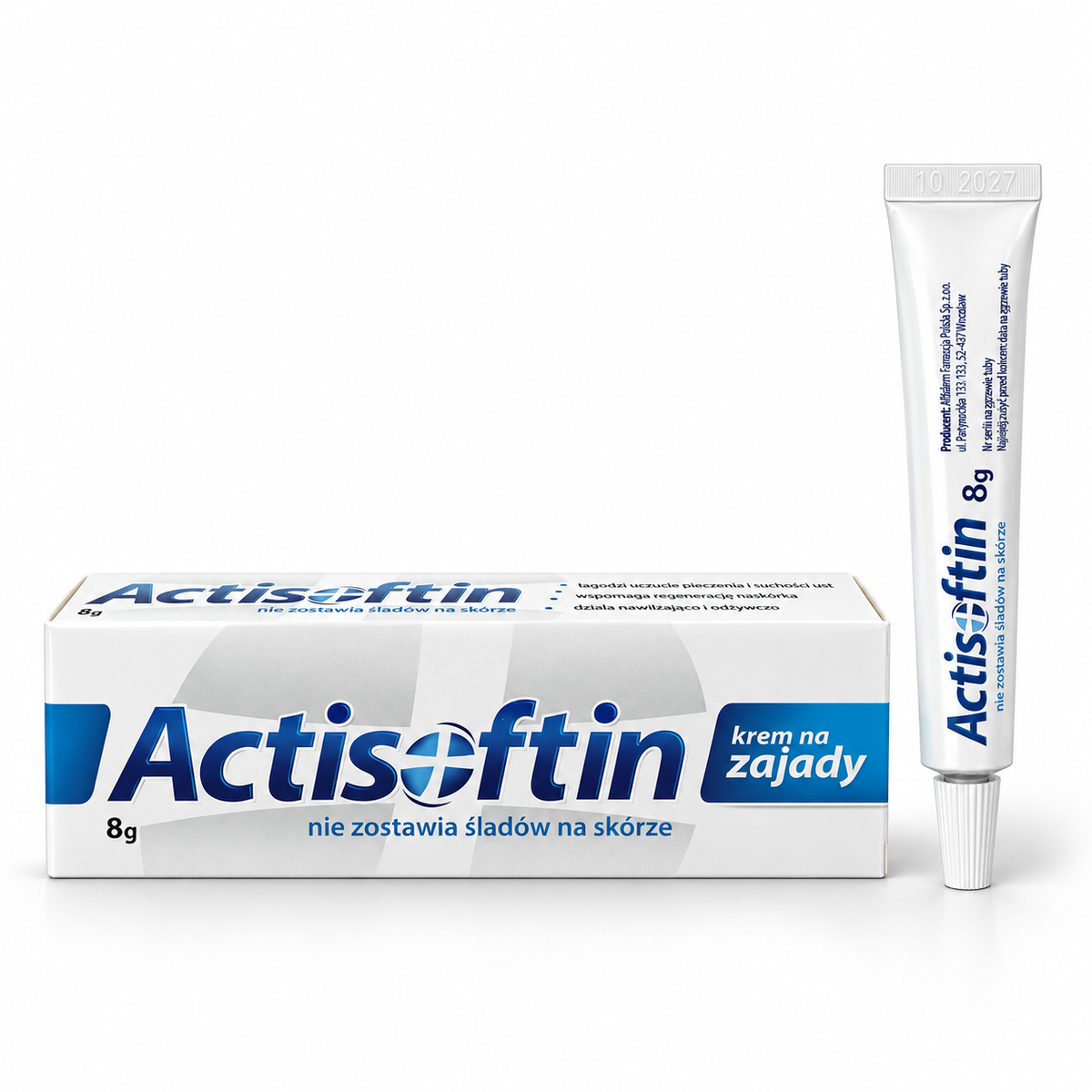 Actisoftin Lip Corner Repair Cream for Dry Cracked Skin 8 g