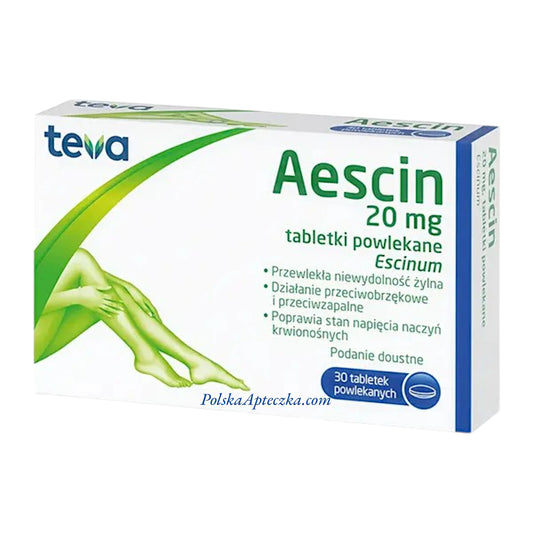 Aescin 20mg 30 tablets