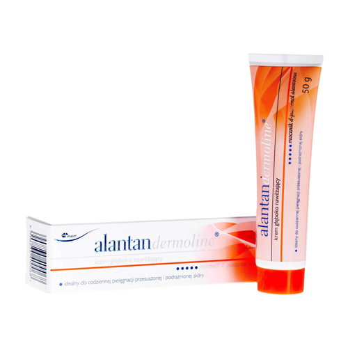 Alantan Dermoline Deep Moisturizing Cream urea and d-pantenol 50g tube and box