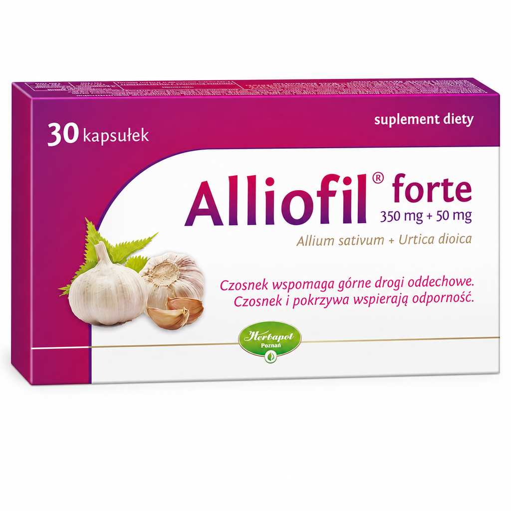 Alliofil Forte Garlic & Nettle 30 Capsules