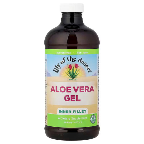 Aloe Vera Gel Inner Fillet Drinkable Supplement 16 fl oz / 473 ml