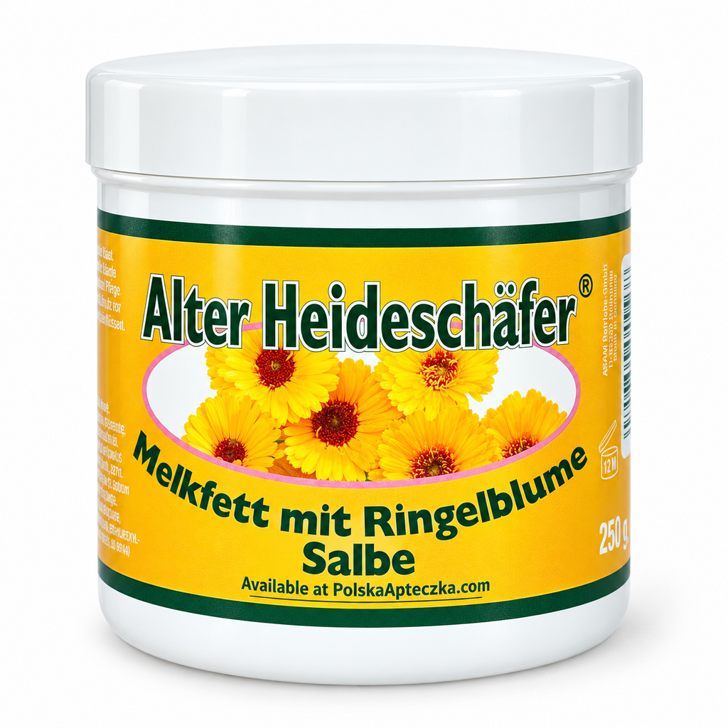 Alter Heideschafer calendula moisturizing balm for dry hands and feet, 250 ml jar