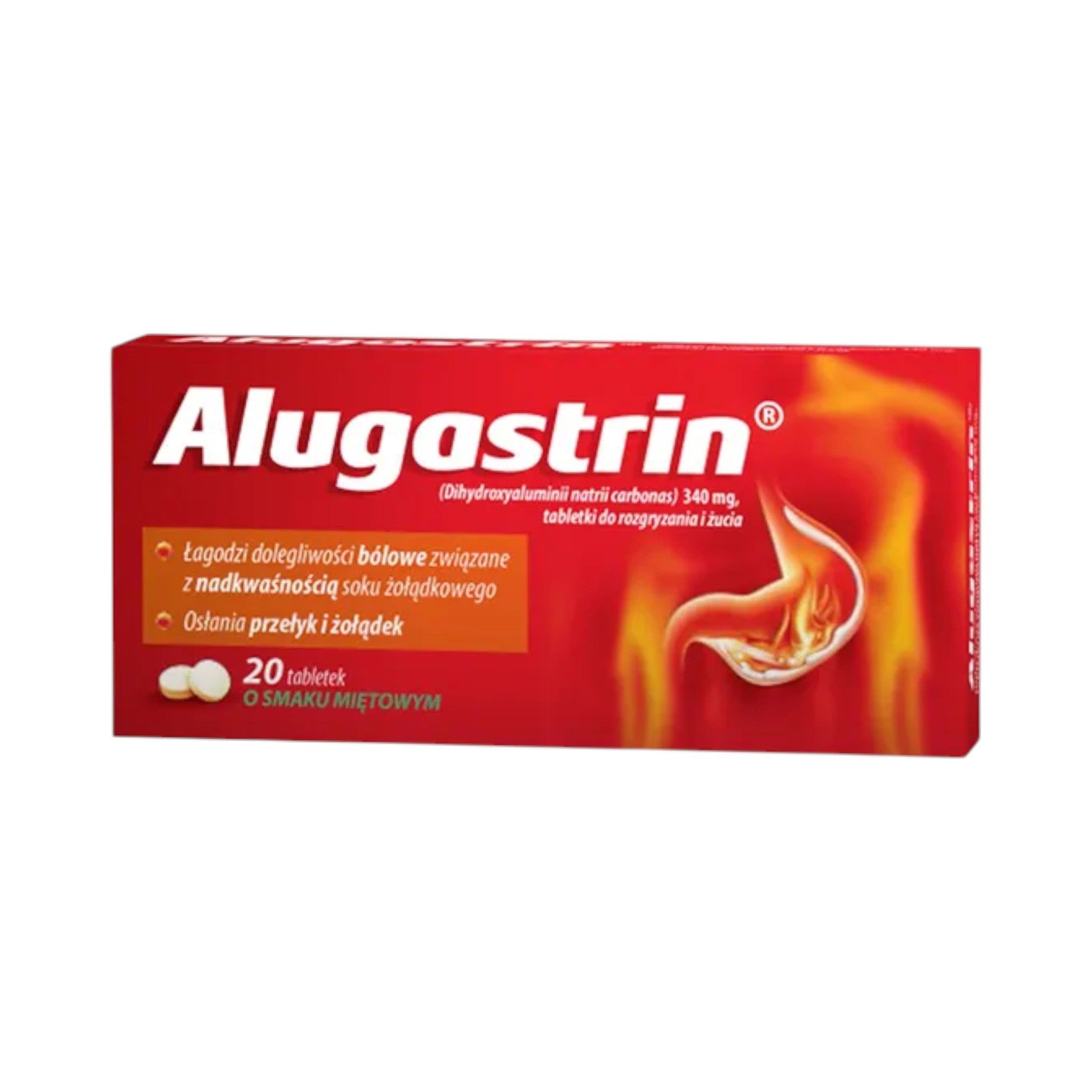 Alugastrin Mint 20 Chewable Tablets