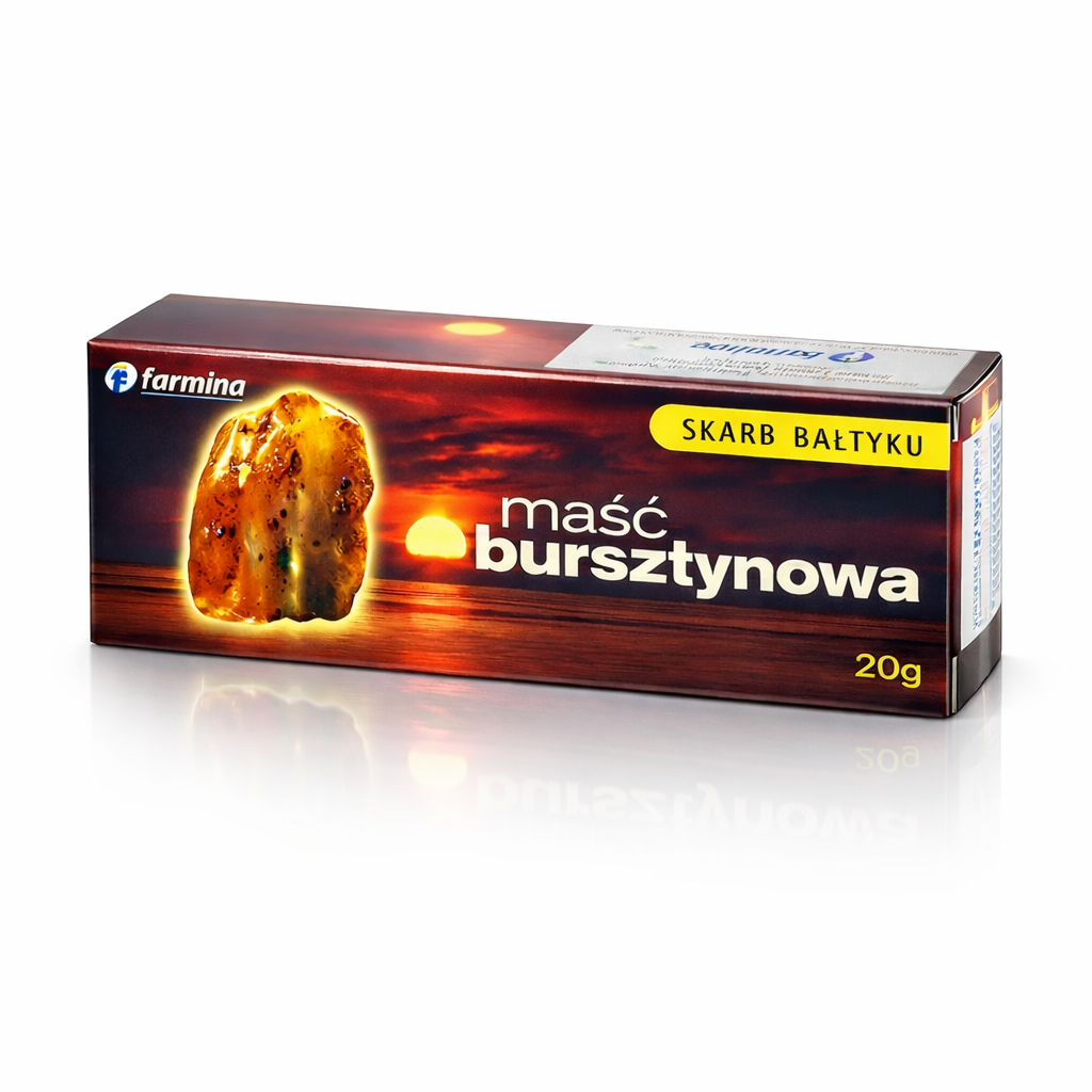 Amber Ointment 20g Baltic Amber Skin Care Cream Farmina