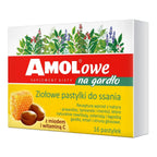 Amolowe Honey Vitamin C Throat Lozenges 16 Pastilles