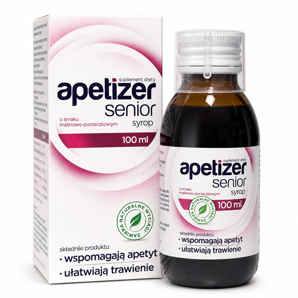 Apetizer Senior Appetite & Digestion Support Syrup 100 ml – Anise, Peppermint, Chicory & Fennel Aflofarm