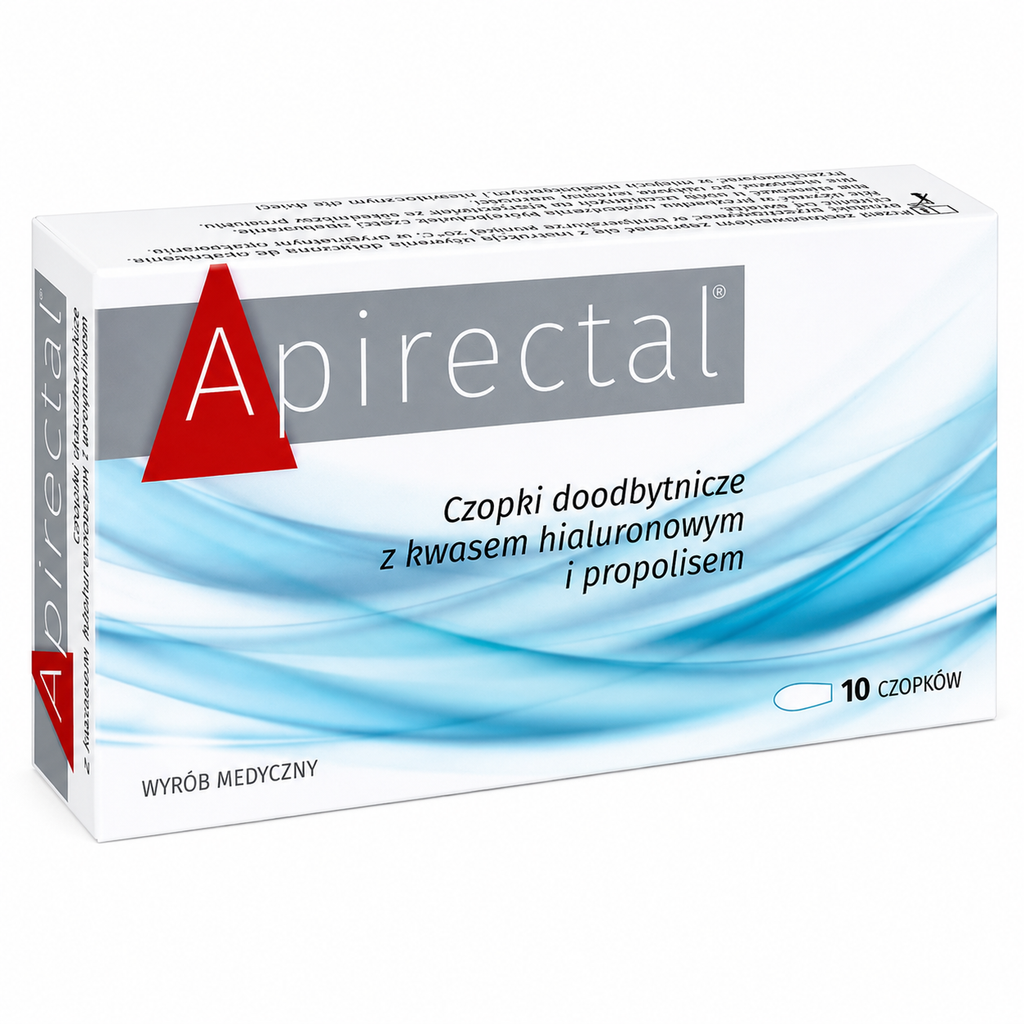 Apirectal Suppositories with Hyaluronic Acid & Propolis