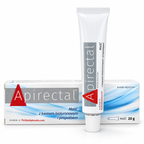 Apirectal hyaluronic acid and propolis rectal protective ointment 20 g tube and box