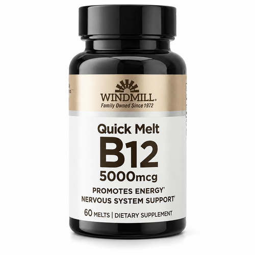 B12 5000 mcg Quick Melt  60 Tablets Windmill