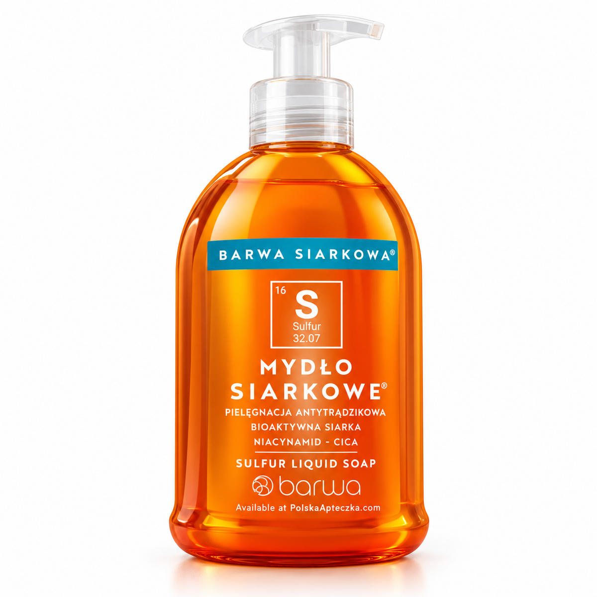 Barwa Siarkowa Sulfur Liquid Soap 300 ml – Niacinamide + Cica
