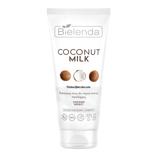 Bielenda, Coconut Milk Kokosowy mus do mycia twarzy nawilżający Cocoon Effect 135g