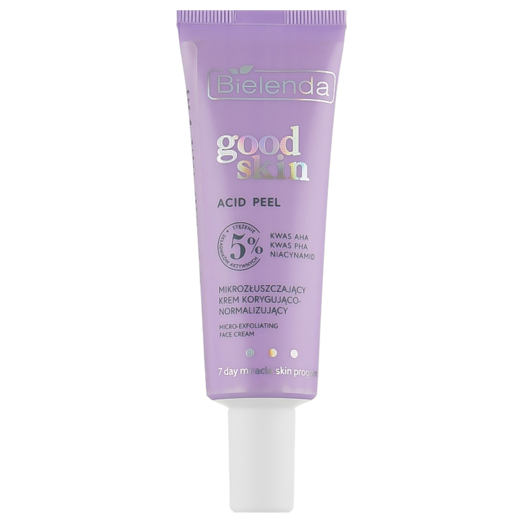 Bielenda Good Skin Acid Peel Micro-Exfoliating Face Cream 5% 50 ml tube