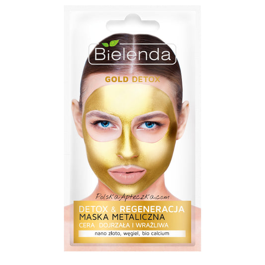 Bielenda, Maseczka do twarzy Gold Detox 8g