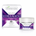Bielenda Neuro Collagen 50+ Moisturizer Day/Night Cream with Peptides & Vitamins 50mL box and jar Polska Apteczka