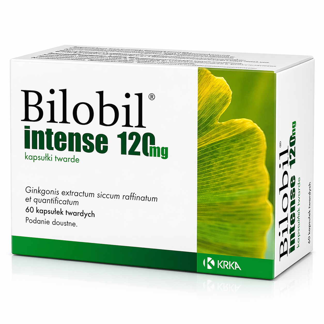 Bilobil Intense 120 mg ginkgo biloba capsules 60 count
