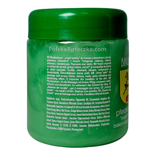 BingoSpa Horse Balm with Arnica 500g | Muscle & Joint Relief Gel
