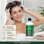 Bingospa Shampoo with Trikenol and Dead Sea Mud 500ml Lifestye