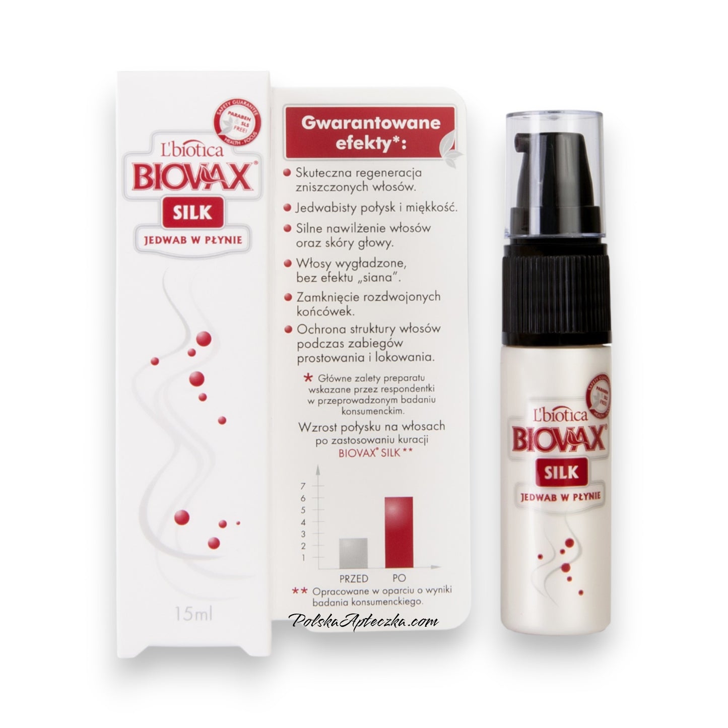 Biovax Jedwab do włosow w płynie 15 ml