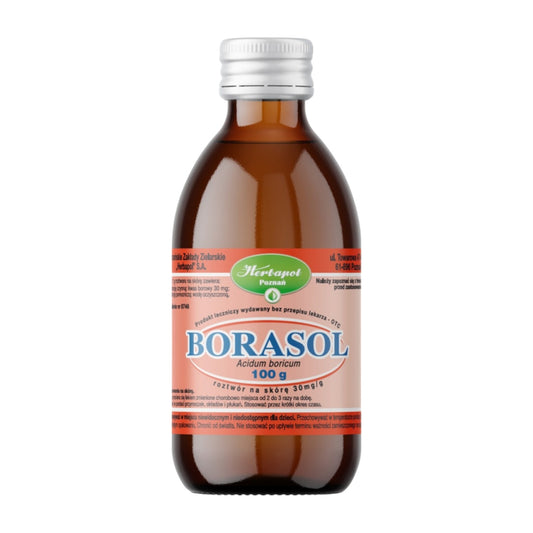Borasol 100g Boric Acid Solution by Herbapol Poznań – Skin Cleanser