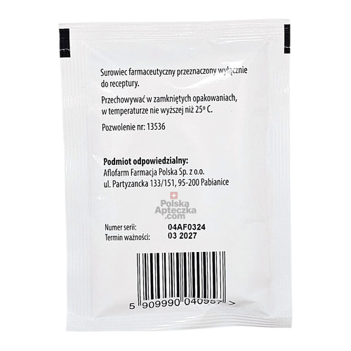 Boric Acid Powder 30g pouch – Kwas Borowy packaging back view with details
