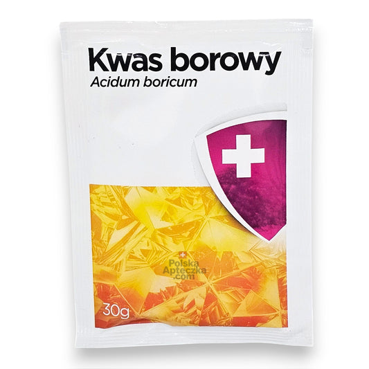 Boric Acid Powder 30g pouch – Kwas Borowy packaging front view