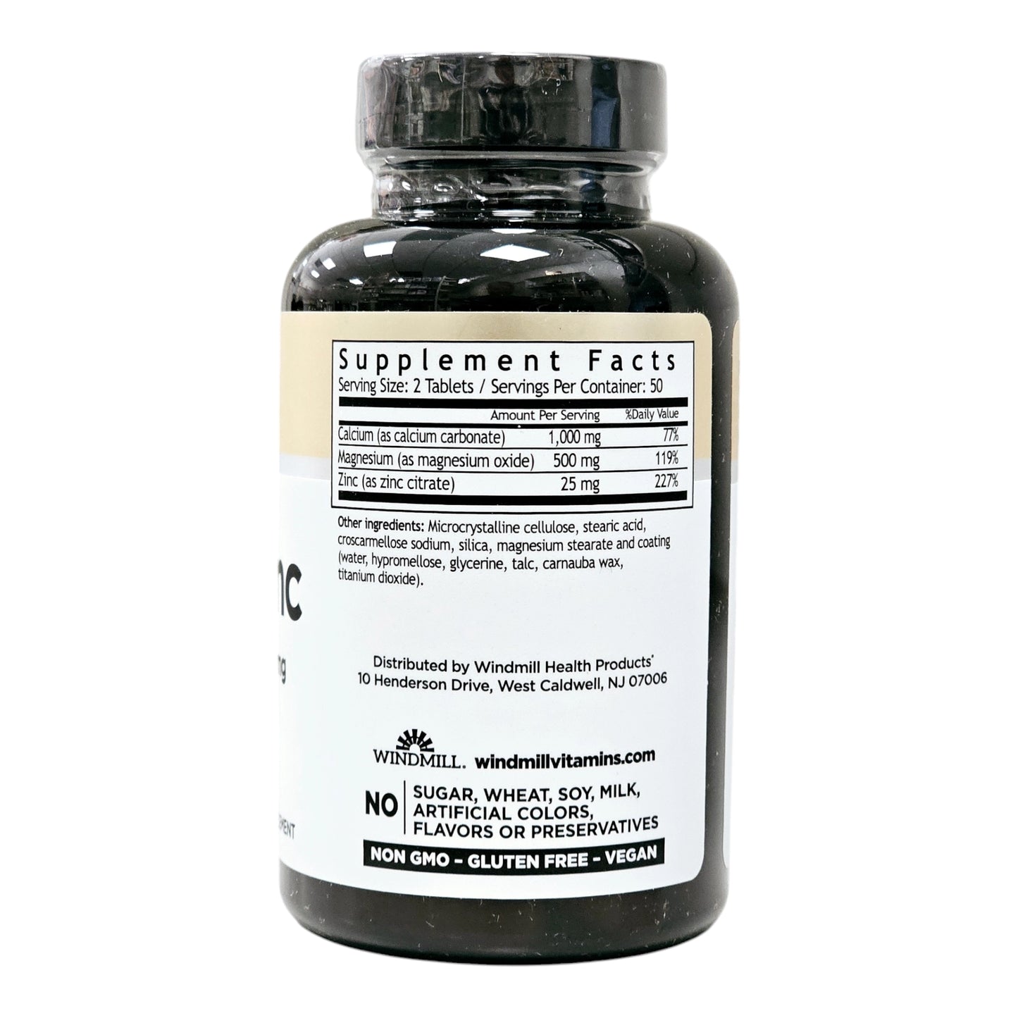 Cal-Mag-Zinc 1000 mg / 500 mg / 25 mg  100 Tablets