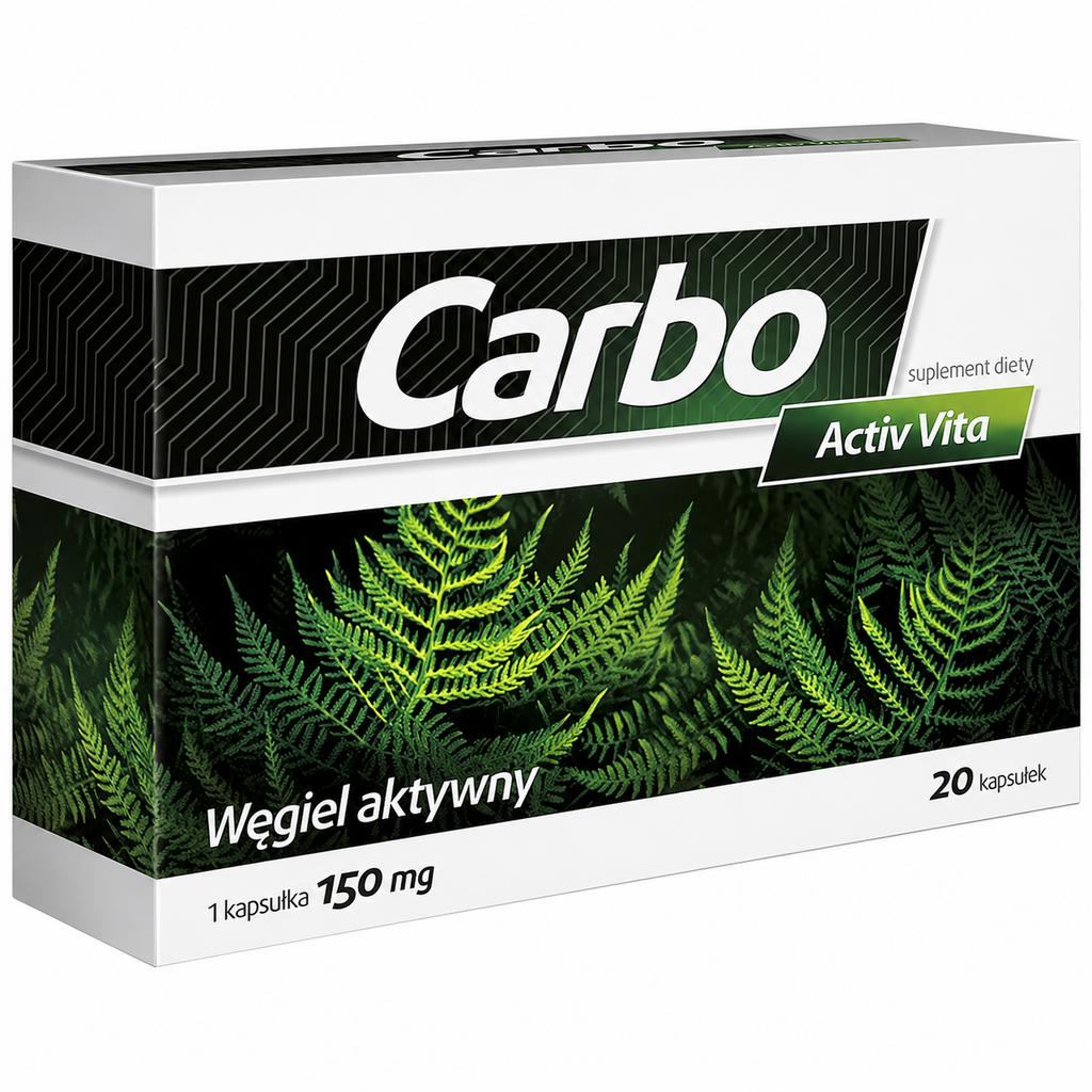 Carbo Activ Vita Activated Charcoal 150mg 20 Capsules