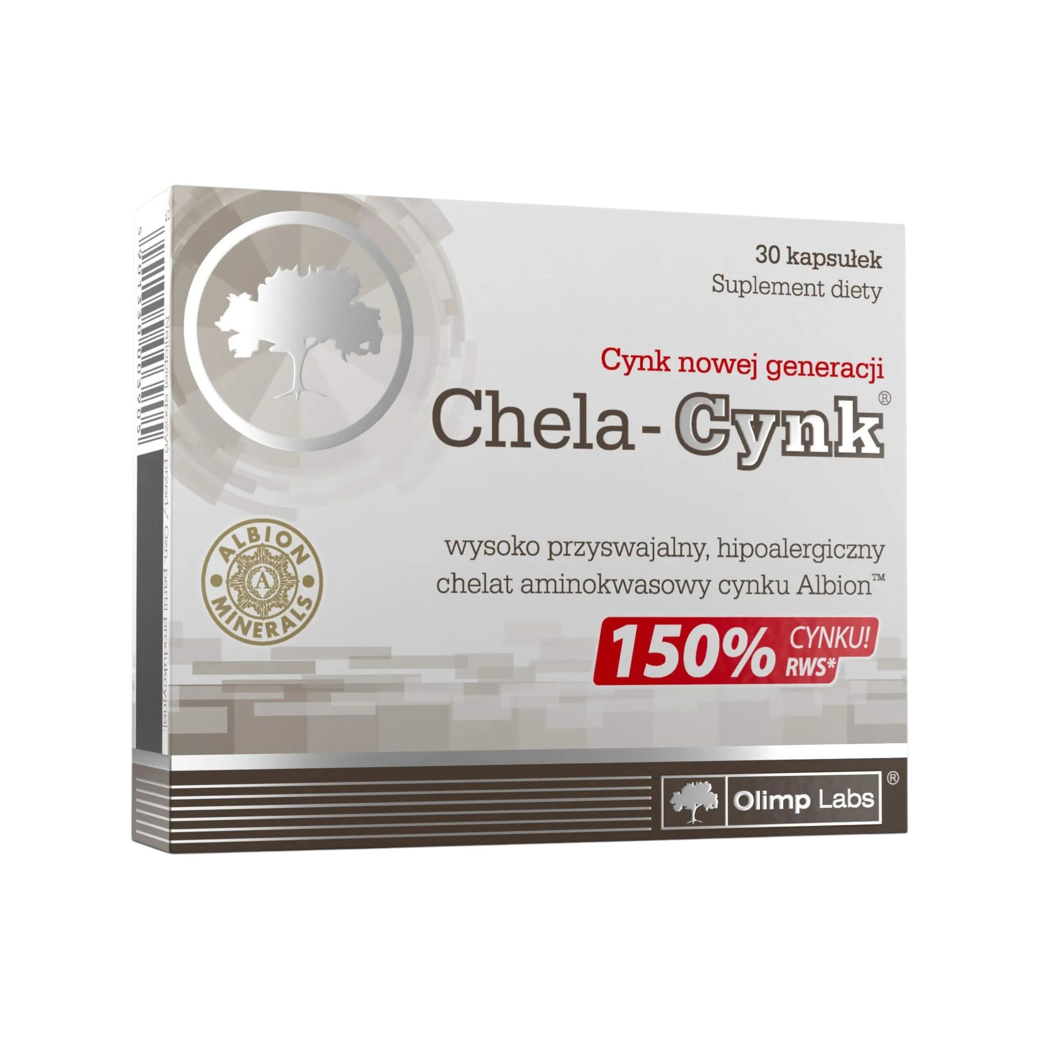 Chela-Cynk – Zinc Amino Acid Chelate 30 Capsules, Olimp Labs