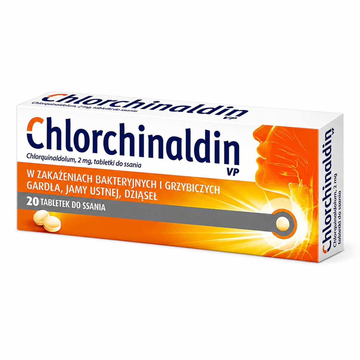 Chlorchinaldin VP 20 lozenges