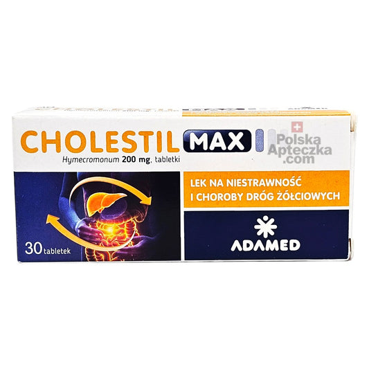 Cholestil Max 200mg Gallbladder Bile Duct Health Support box