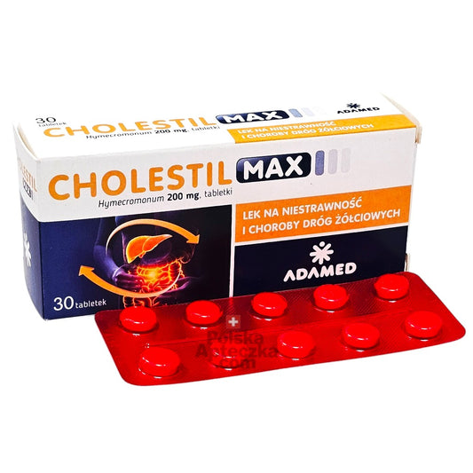 Cholestil Max 200mg Gallbladder Bile Duct Health Support blisterpack
