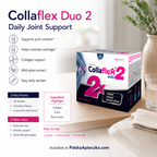 Collaflex 2 Duo Collagen Joint Support 30 Sachets Infographic
