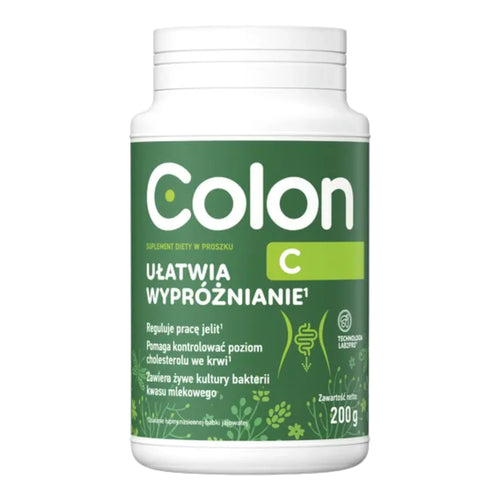Colon C Powder 200g – Digestive Support & Fiber Supplement – Apteczka