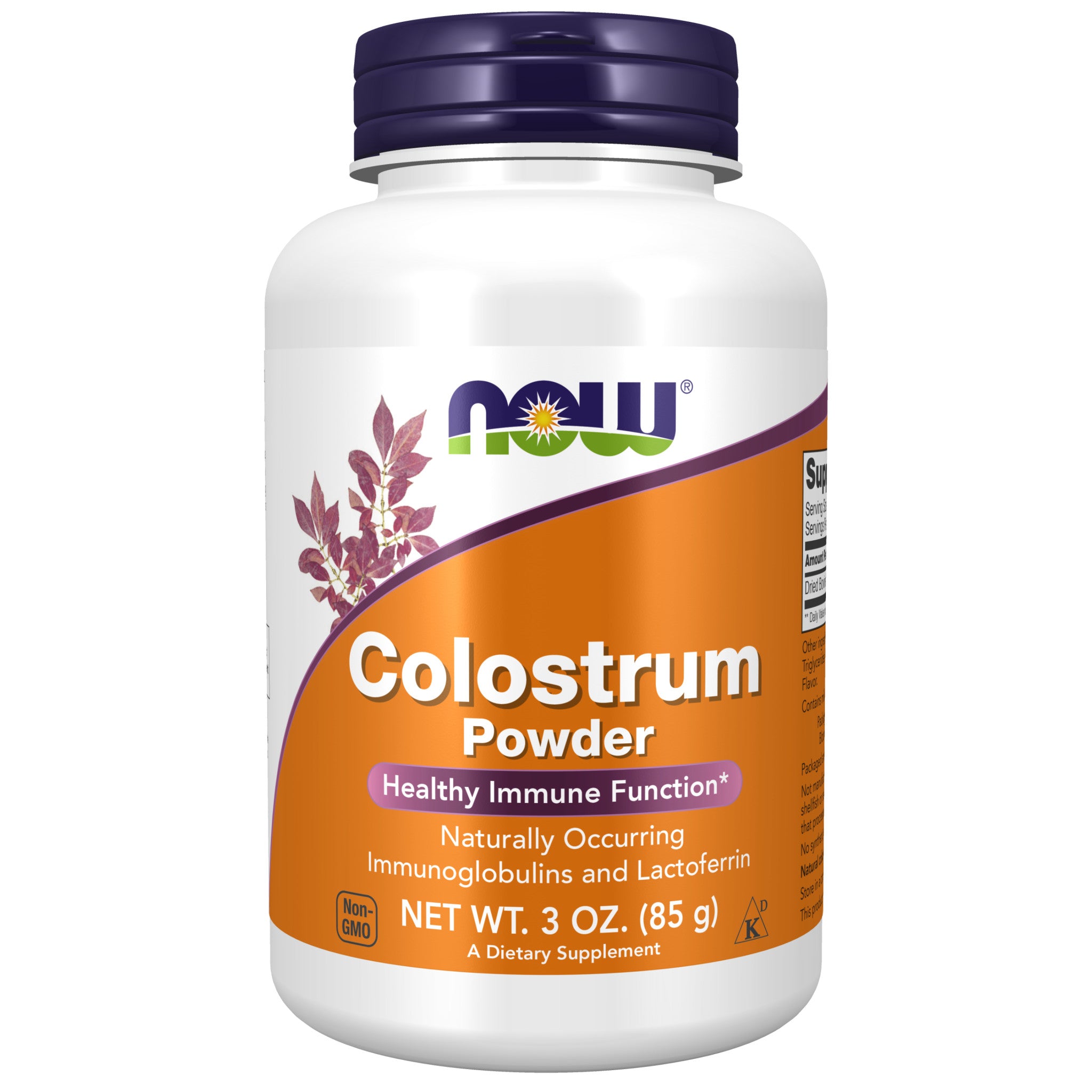 Colostrum Powder 3 oz Immune Support Supplement with Immunoglobulins & Lactoferrin
