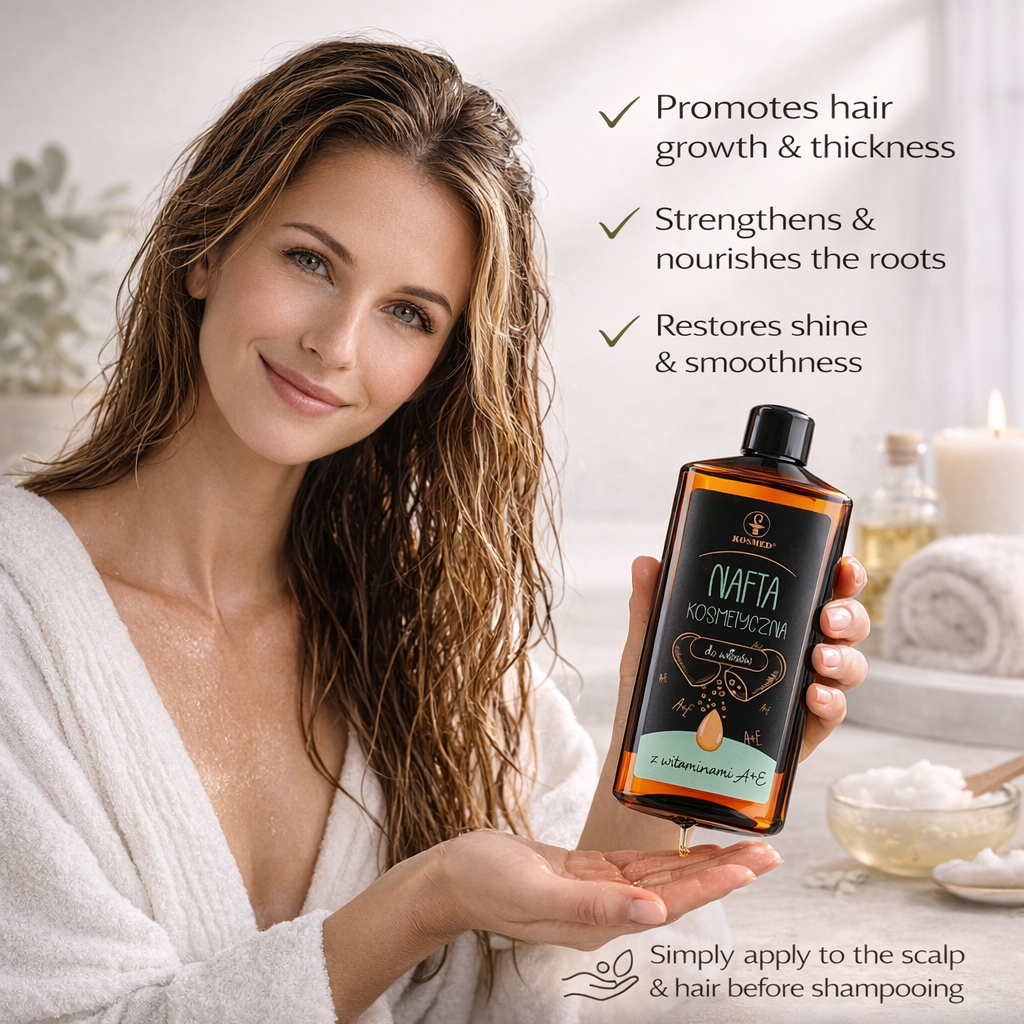 Cosmetic Kerosene Hair Oil Kosmed Vitamin A E 150ml Lifestyle