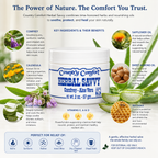Country Comfort Herbal Savvy Comfrey Aloe Vera Salve 2 oz Infographic