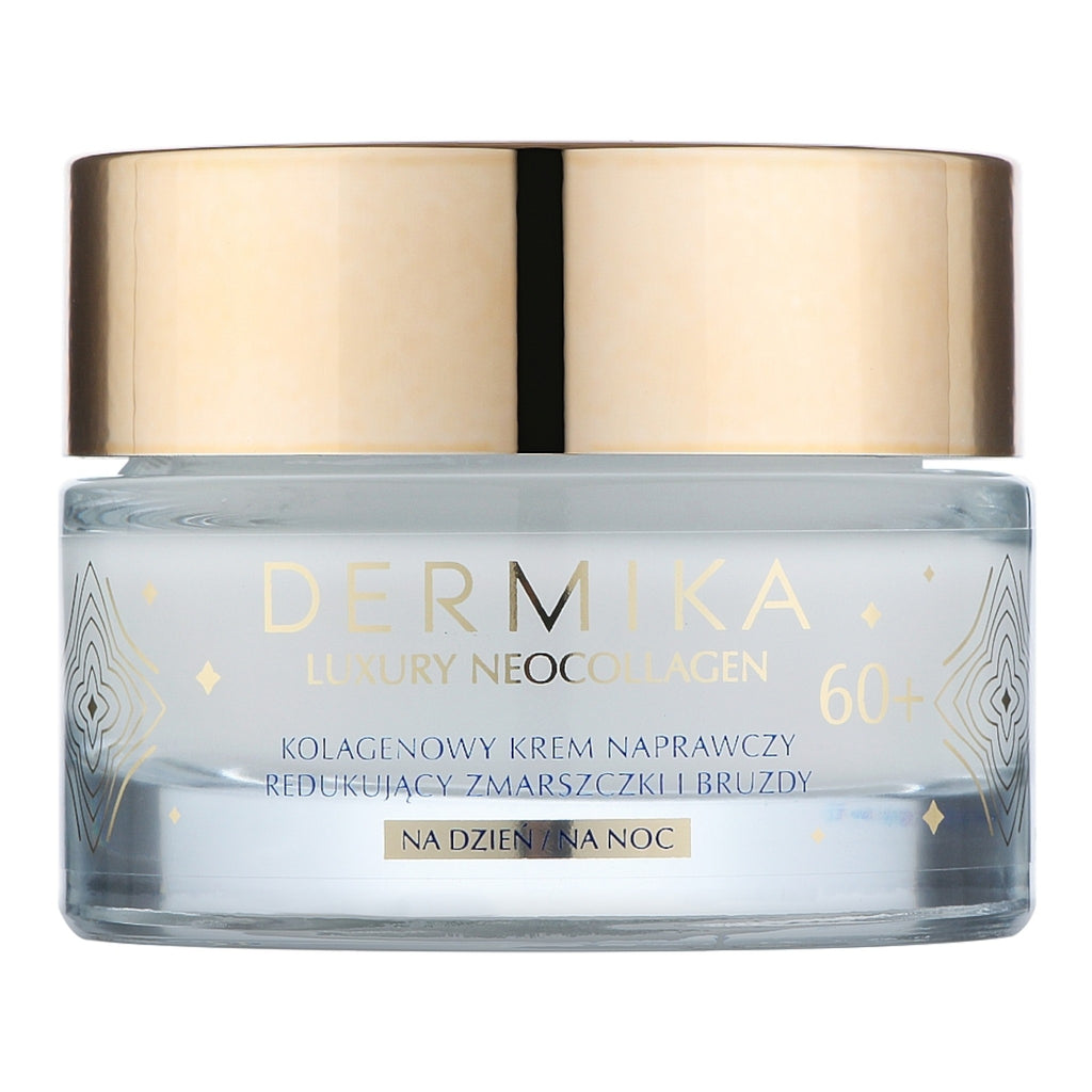 DERMIKA Luxury Neocollagen 60+ Repairing Face Cream Day and Night 50 ml jar