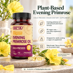 DEVA Vegan Evening Primrose Oil cold-pressed GLA omega-6 dietary supplement 90 vegan capsules benefits