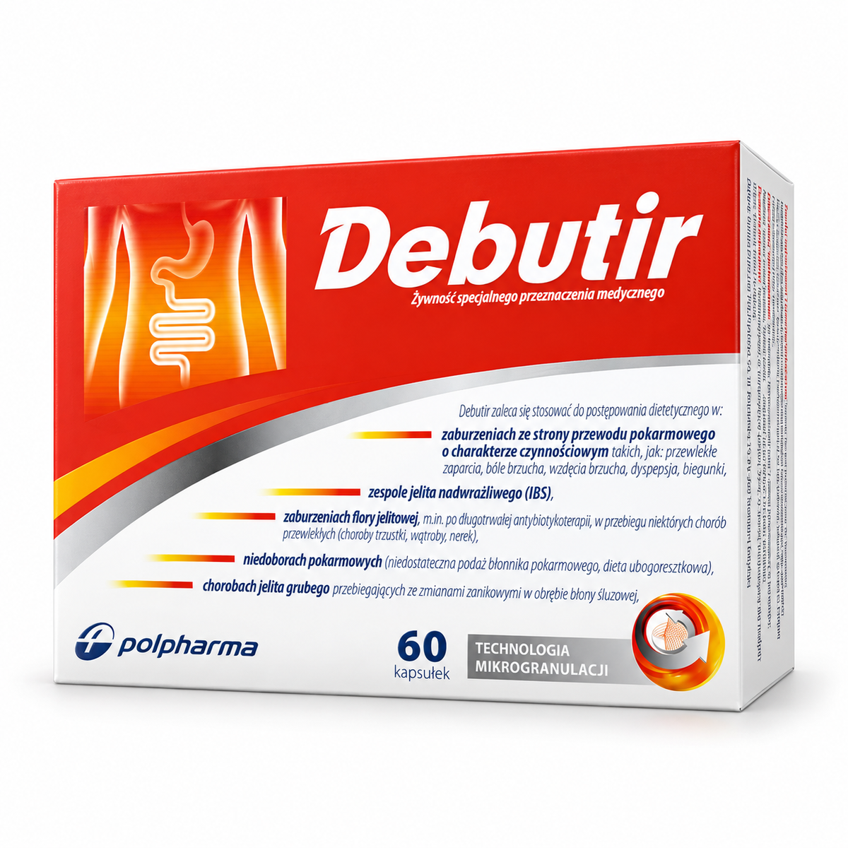 Debutir Sodium Butyrate Capsules 60 IBS Gut Colon Support