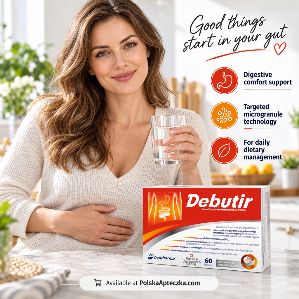 Debutir Sodium Butyrate Capsules 60 IBS Gut Colon Support Lifestyle