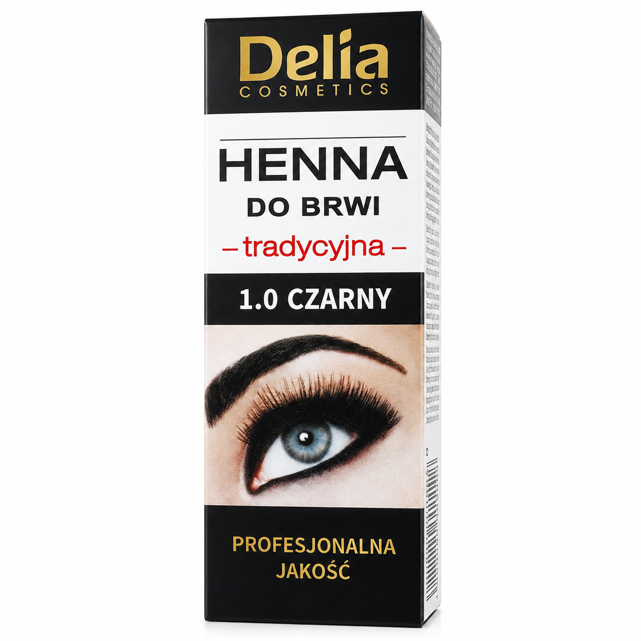Delia Cosmetics Eyebrow Henna 1.0 Black Brow Tint 10 g