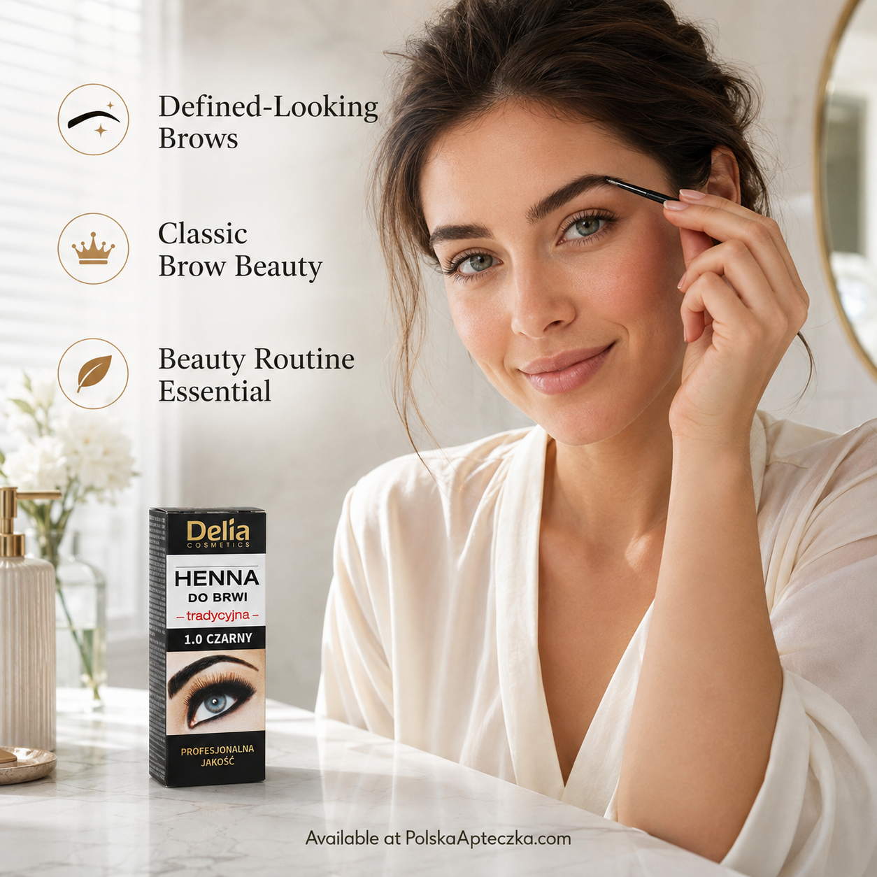 Delia Cosmetics Eyebrow Henna 1.0 Black Brow Tint 10 g Lifestyle