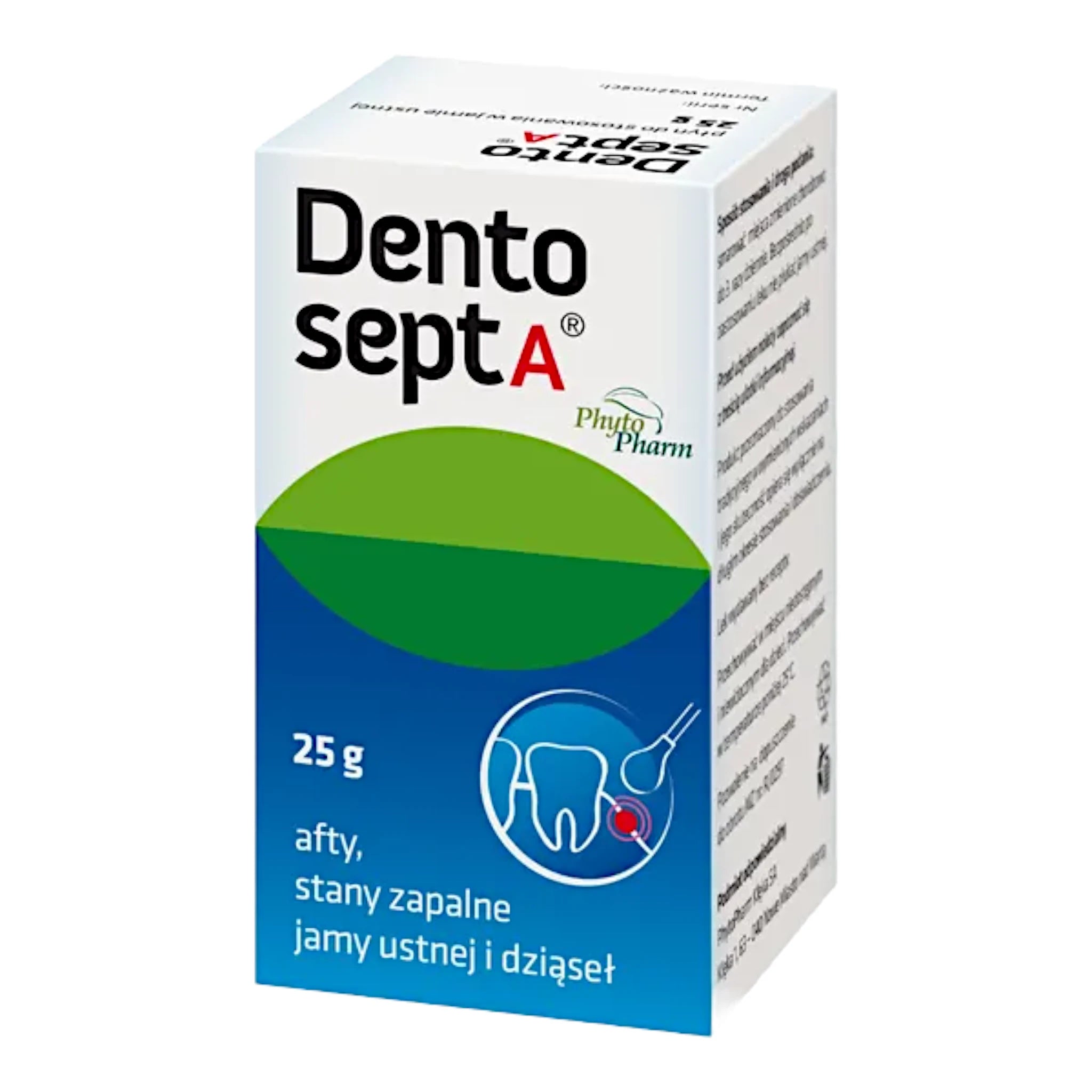 Dentosept A 25g herbal oral gel for mouth and gum care