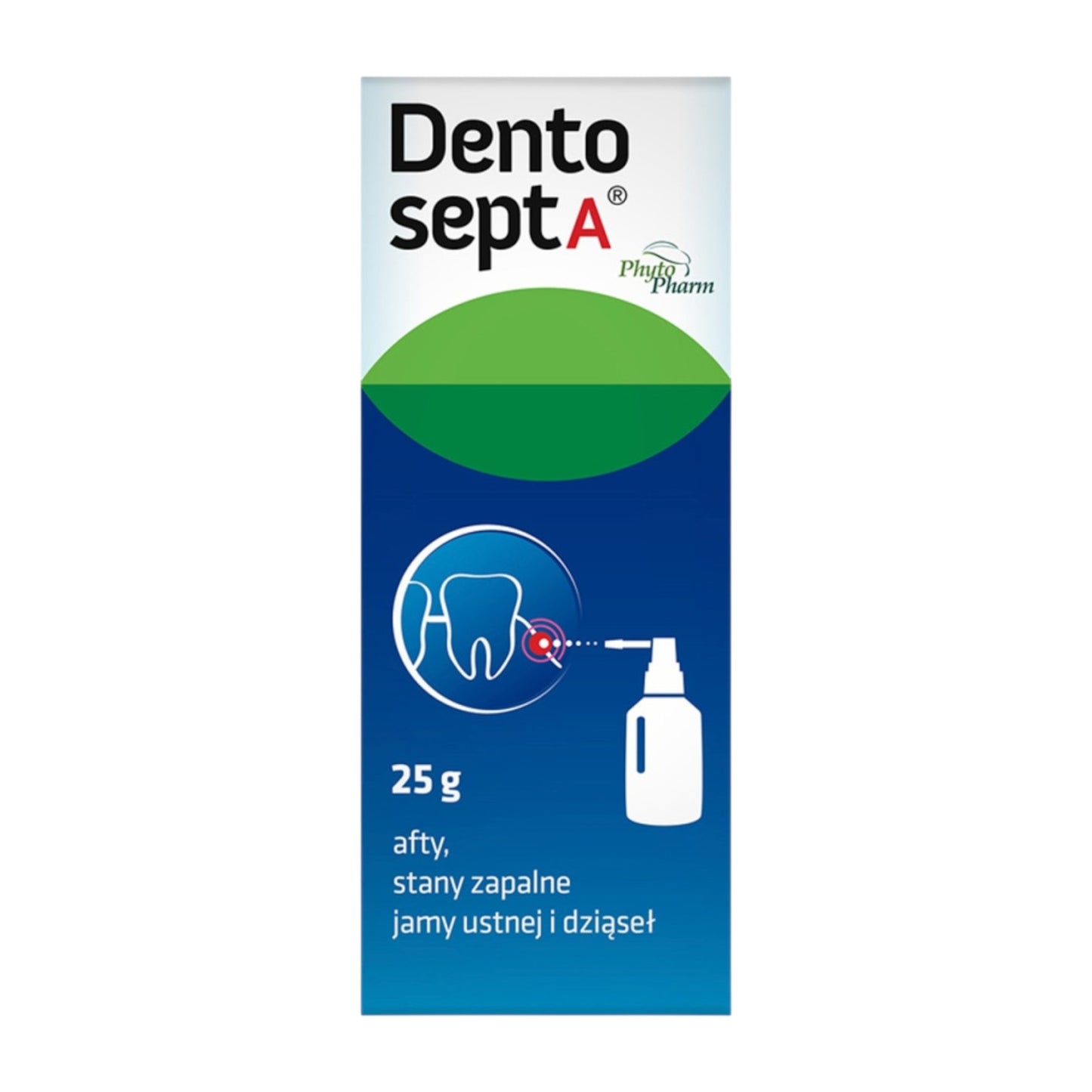 Dentosept A Spray 25g Herbal Oral Spray for Aphthae Gum Inflammation and Mouth Irritation main