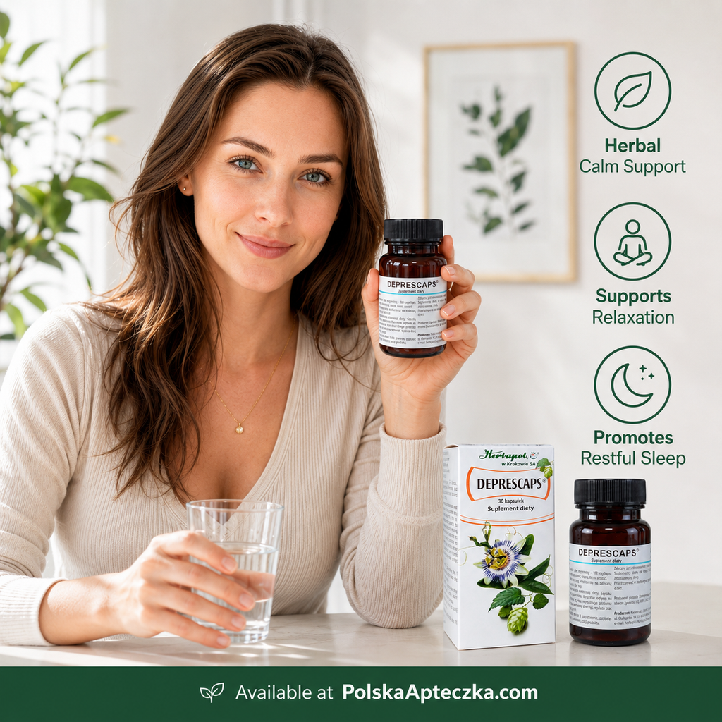 Deprescaps Relaxation and Stress Support 30 Capsules Herbapol lifestyle