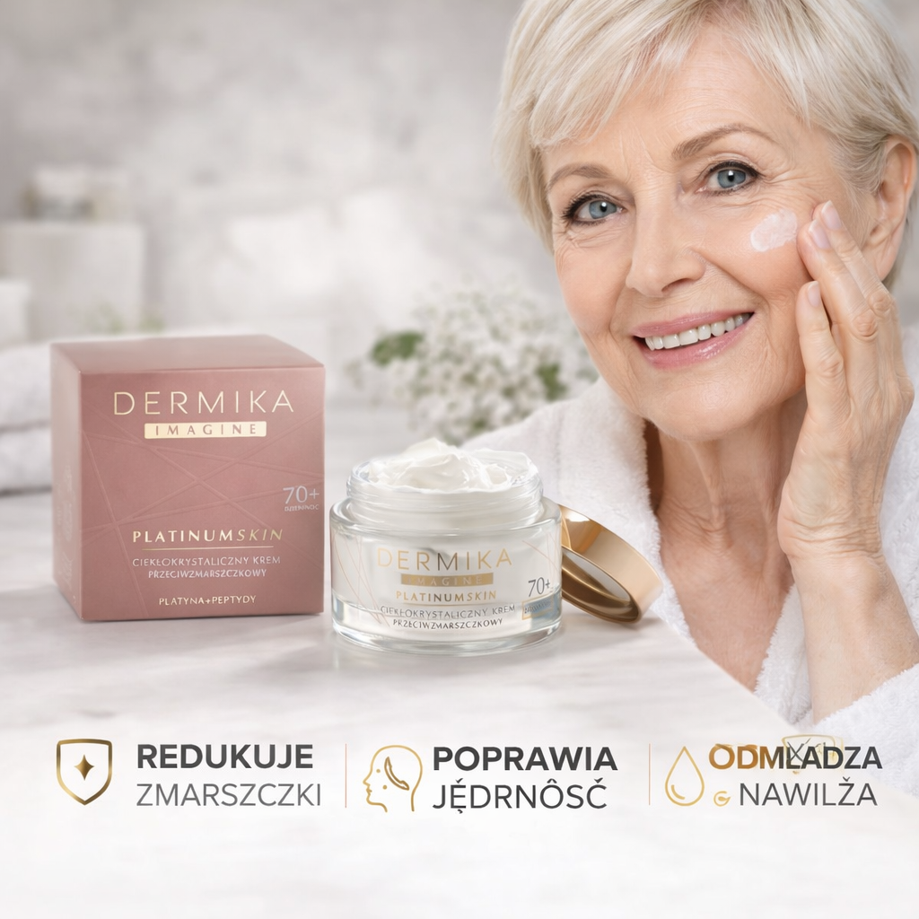 Dermika Imagine Platinum Skin 70+ Face Cream 50ml benefits