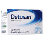 Detusan 24 lozenges for dry cough and throat protection