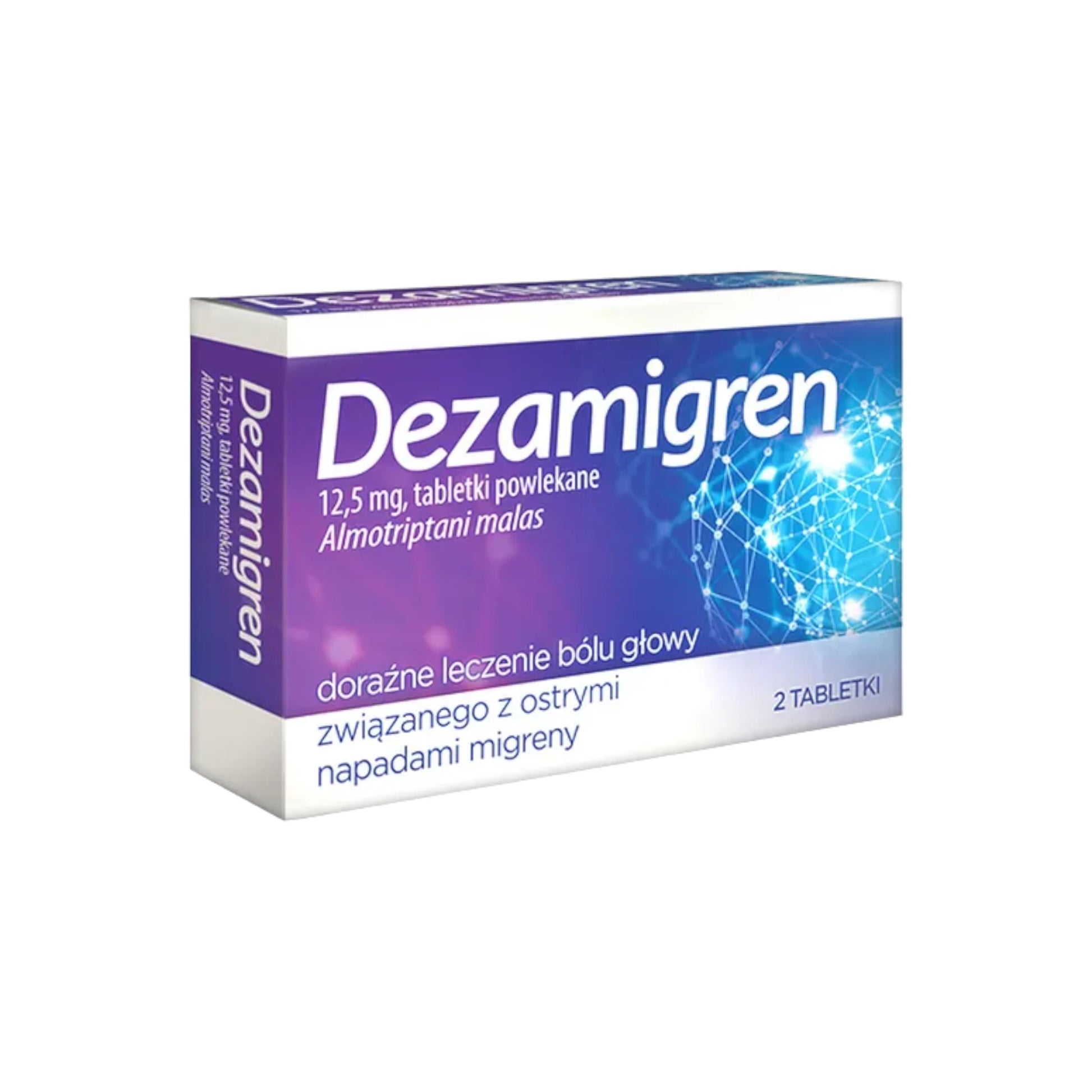 Dezamigren 2 Tablets – supplement that may help with migraines or headaches