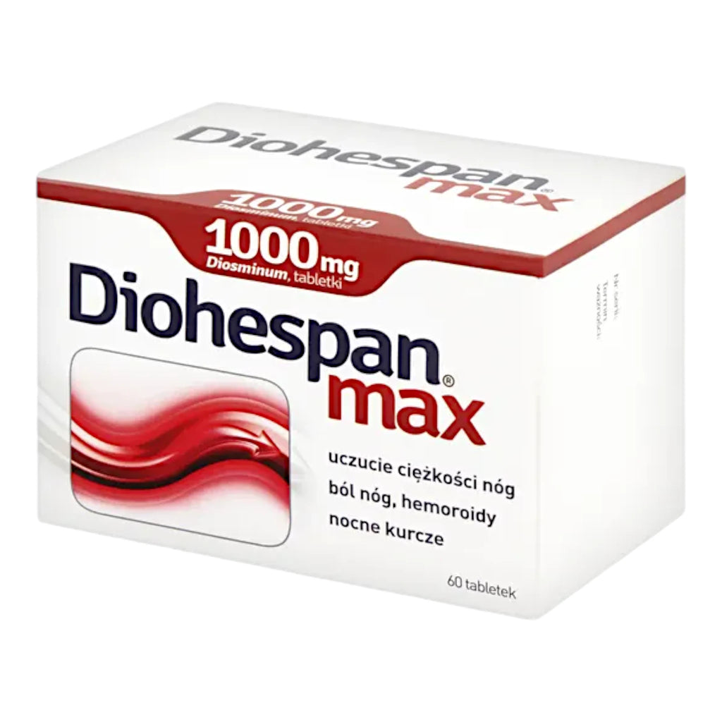 Diohespan Max 1000mg box 60 tablets for vein circulation support