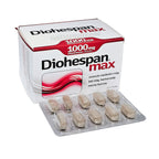 Diohespan Max 1000mg box 60 tablets for vein circulation support blister pack